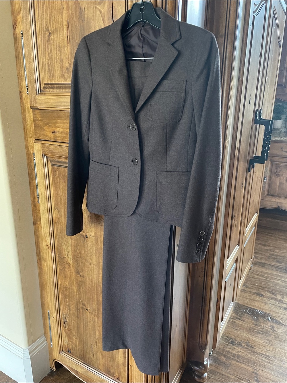 THEORY Brown Pants Blazer Suit 2/0